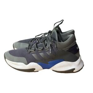 Adidas Men's Size 11 Gray Street Check Basketball Sneakers EE9668 GUC